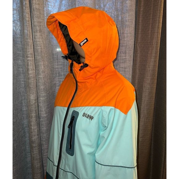 ORAGE Men's Xavier Pro Insulated Shell Ski Jacket Weatherproof Fleece Lined - Picture 5 of 12